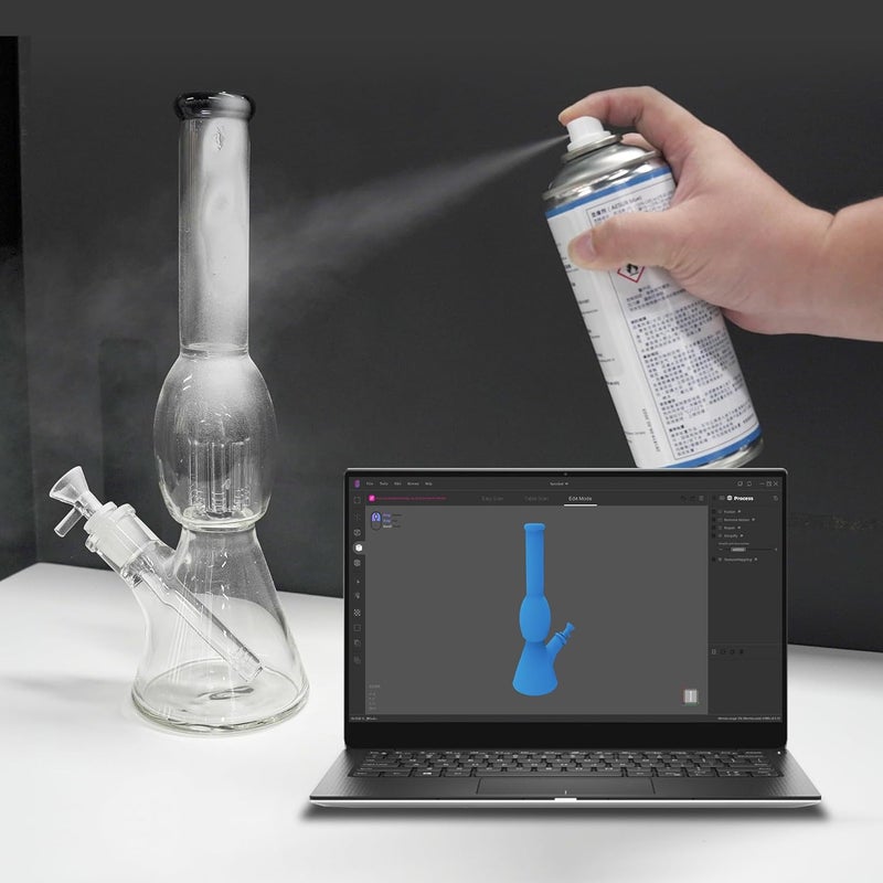 3DMakerpro Store AESUB Blue Spray for 3D Scanner, Suitable for Reflective, Transparent Surface or Highly Textured Surfaces 400ml - Image 5